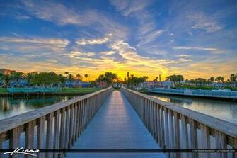 Daytona Beach Florida Boardwalk Library Royal Stock Photo