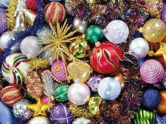 Christmas Trees Decoration Wallpaper Colorful