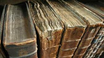 Antique Books Desktop Wallpaper