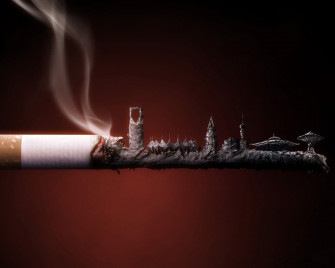 Burning Smoke 3d Wallpaper For Your