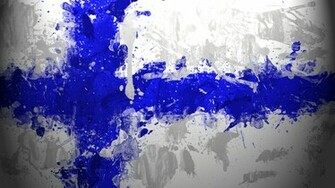 Finnish Flag Wallpaper