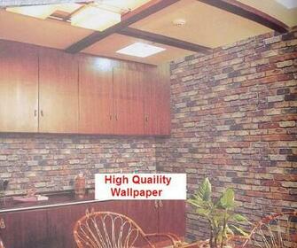 Red Brick Wall Wallpaper Embossed Textured Bricks With Tracking