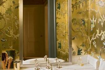 Whimsical Metallic Chinoiserie From Stark In My Favorite Color Gold