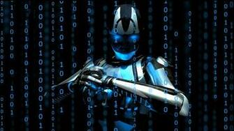 Robots Cyborgs Wallpaper Binary Machines
