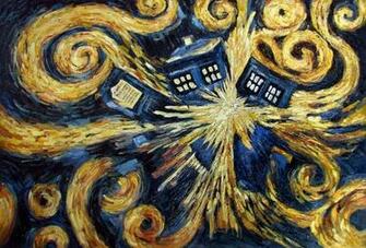 Van Gogh Tardis Wallpaper From The Pandorica Opens