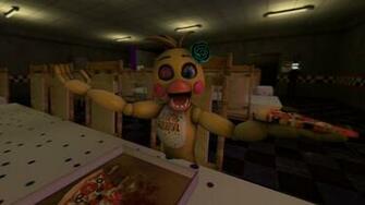 Toy Chica Eating Pizza Wallpaper By Manglethefoxfan