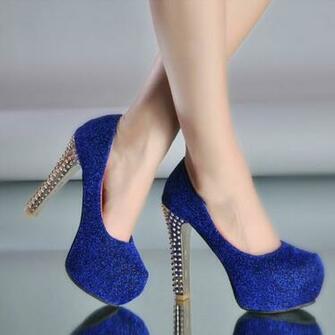 Autumn Platform Thick Heel High Shoes Women