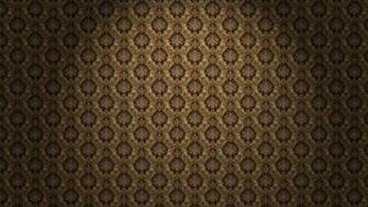 Gold And Black Pattern Wallpaper
