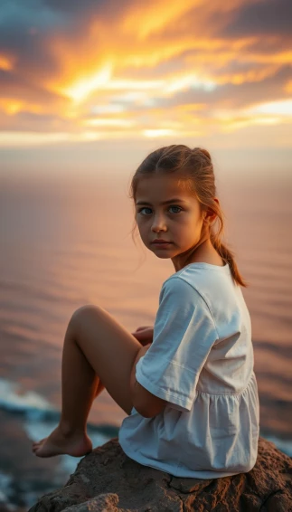 Alone Girl Photography Wallpaper