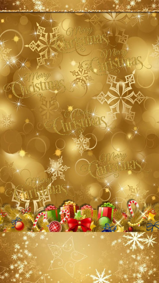 Golden Holiday Wallpaper Reeseybelle Merry Christmas