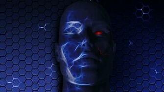 3d HD Wallpaper Tags Cgi Red Eyes Faces Humanoid Description