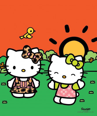 Hello Kitty Mimmy Para Colorear Gatos