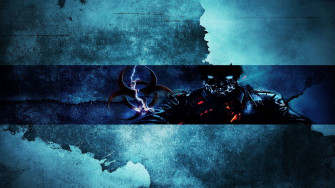 Aesthetic Zombie Banner Wallpaper