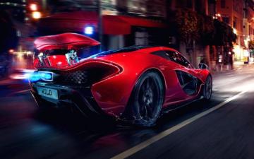 Mclaren Night Lights Concept Art Glow Supercars Tuning