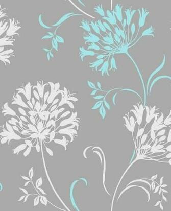Grey Turquoise Wallpaper