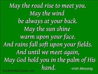 Wishes Quotes Sayings Toast Irish Blessing YourbirtHDayquotes