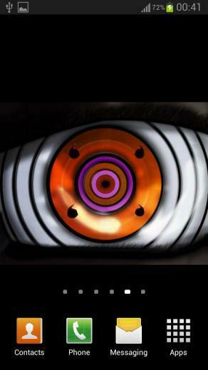 Sharingan Live Wallpaper Screenshot