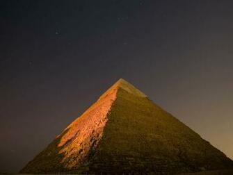 Pyramid By Night HD Wallpaper For X HDwallpaper Net