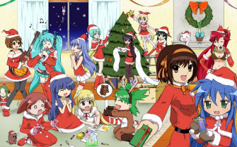 Anime Christmas HD Wallpaper
