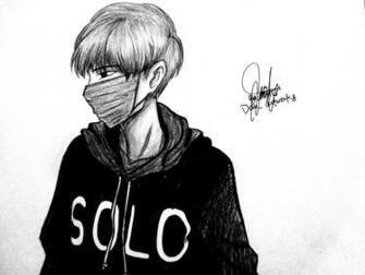 Anime Drawings Boy Hoodie