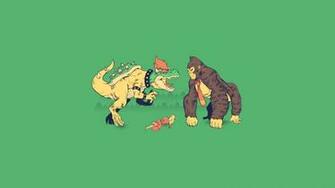 Original Bowser And Donkey Kong Nintendo Nashville HD Wallpaper
