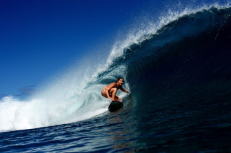 Wave Surfing Girl Ocean Bikini Sexy Babe