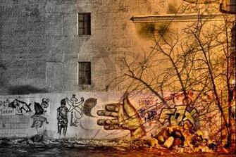 Graffiti Brick Wall By Bonerok