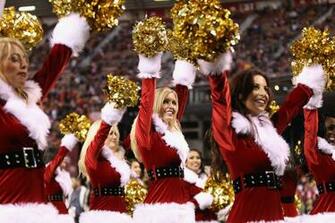 Sexy Nfl Christmas Cheerleader Image Celebritypixx