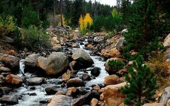 Rocky Mountain River Desktop Pc And Mac Wallpaper