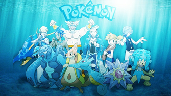 Water Type Pokemon Trainers By Saintnaruto