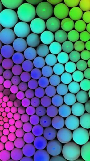 Wallpaper Balloons Colorful Bright Rotating Nokia