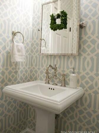 Trellis Wallpaper Remodel