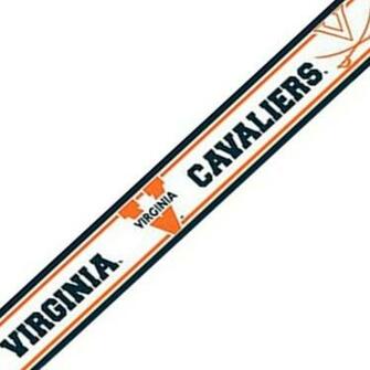 Ncaa Virginia Cavaliers Prepasted Wallpaper Border Roll Contemporary