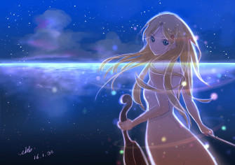 Kaori Miyazono Computer Wallpaper Desktop Background