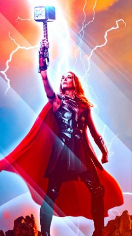 Natalie Portman In Thor Love And Thunder 4k Ultra HD Mobile Wallpaper