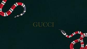 Gucci Supreme Laptop Wallpaper Top
