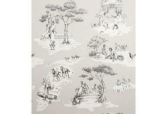 Harlem Toile De Jouy Wallpaper Dove On Onekingslane