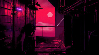 Stay Connected To Your Favorite Anime With The Red Aesthetic Laptop Wallpaper