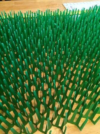 Beistle Pack Packaged Tissue Grass Mats Party Decoration