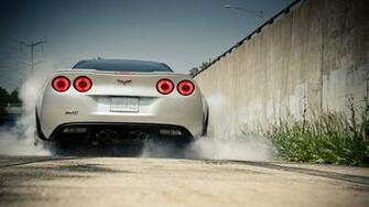 Chevrolet Corvette Zr1 Burnout Smoke C6 Wallpaper