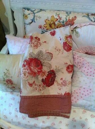 Vintage Cottage Roses Waverly Curtain By Vintagecollectorlove