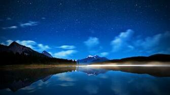 Wallpaper Beautiful Sky Night