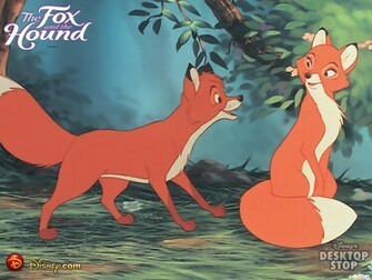 Fox Hound Postcard Wallpaper