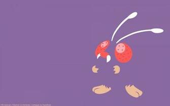 Venonat Pokemon HD Wallpaper iPhone