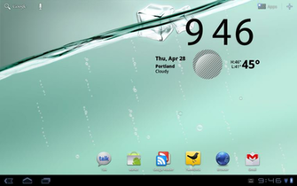Water Live Wallpaper Pulled From Transformer Ported To Motorola Xoom