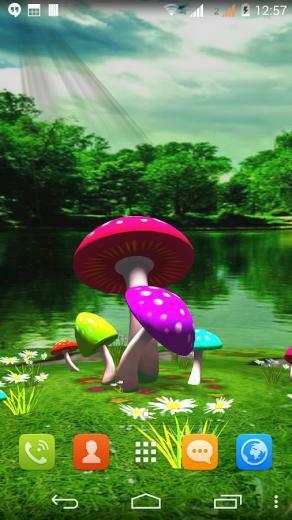 3d Mushroom Live Wallpaper New Android Apps On Google Play