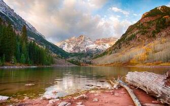 Wallpaper Colorado Mountains Lake Forest Desktop