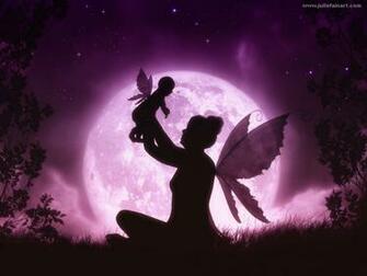 Fain Art Silhouette Mermaid Fairy Faery Dragon