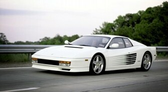 Testarossa Tr F512 M Supercars Cars Italia White Blanc Wallpaper