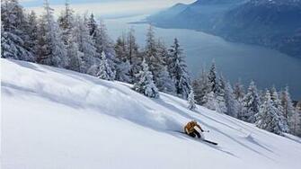 Skiing Wallpaper HD Downhill Snow